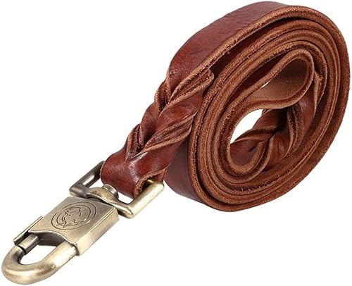 Hundeleine Hundekette Leine Leder Große Hundeleine Haustier Walking Training Führt Halsband /2946 (Color : OneColor, Size : 1.5m) von BZVCRTYKL