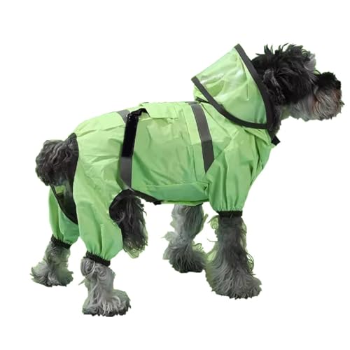 BaMfy Dog Raincoat Die wasserdichte Kleidung des Welpenumhang-Regenmantels ist leicht und für kleine und mittelgroße Hunde geeignet (Color : A1, Size : XL) von BaMfy