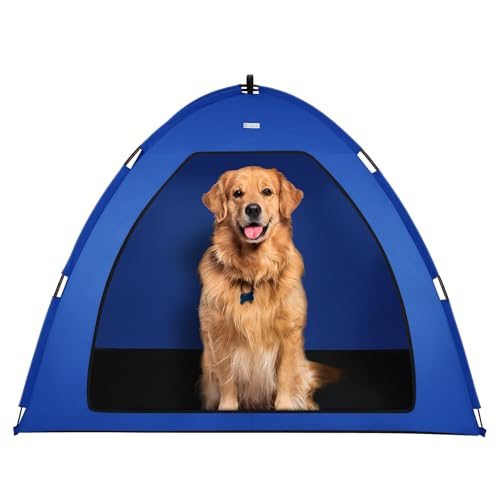 Katzenzelt Outdoor Haus und Hundehaus Outdoor, Katze und Hund Wasserdichtes Zelthaus, Outdoor Hundebett Waschbar, Indoor/Outdoor Höhle Nest Bett Kleines Hundezelt für Katze, Häschen (Navy Blau, Extra von Babyezz