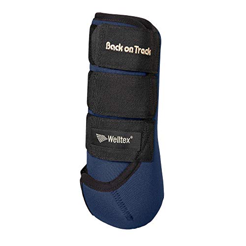 Back on Track® Welltex Arbeitsgamaschen Opal Frontleg Exercise Boot (M, Blue) von Back on Track