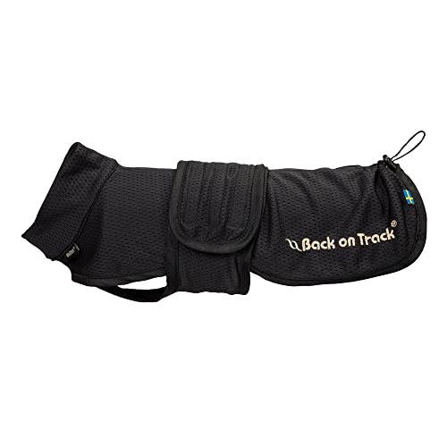 Back on Track Hundemantel Langer Netzmantel Buddy grün oder schwarz (33 cm, schwarz) von Back on Track