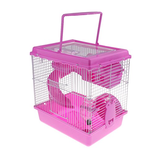 Backbayia 27 x 20,5 x 30 cm, 2 Windeln, Reisetasche, Transporttasche für Hunde und Katzen, für kleine Tiere, Rosa von Backbayia