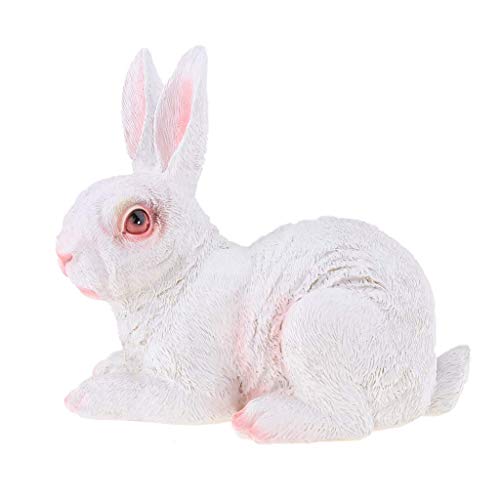 Backbayia Figur Hase Garten Rasen Ornament Tierfigur Simulation Dekoration Haus Geschenk von Backbayia