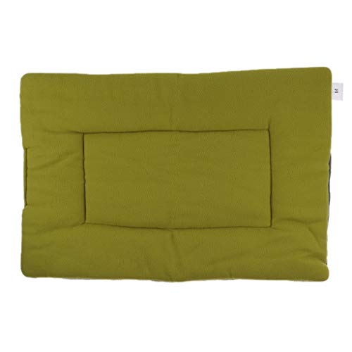 Backbayia Weiche Hundematte Katzenmatte Winter Warm Hundebett Haustier Schlafmatte für Hund, Katze (Grün M) von Backbayia