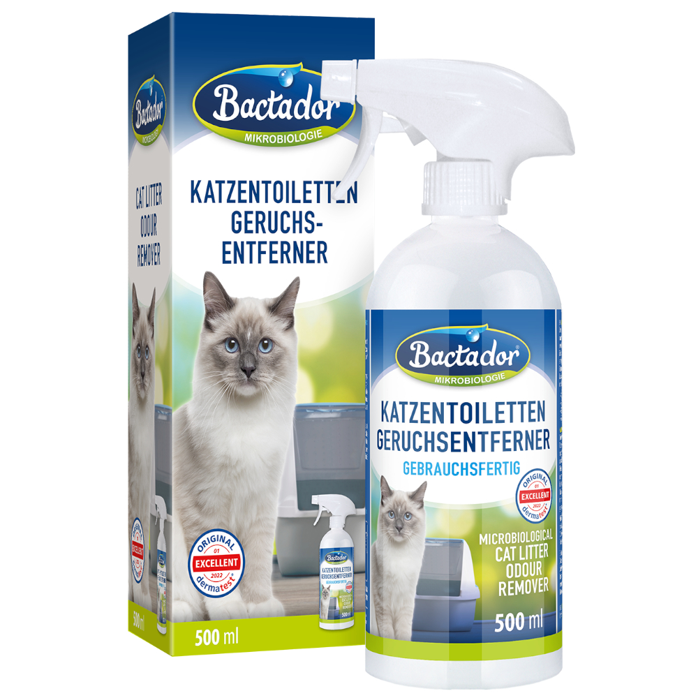 Bactador Katzen-Toiletten Geruchsentferner - 500 ml Bactador Katzen-Toiletten Geruchsentferner - 500 ml von Bactador