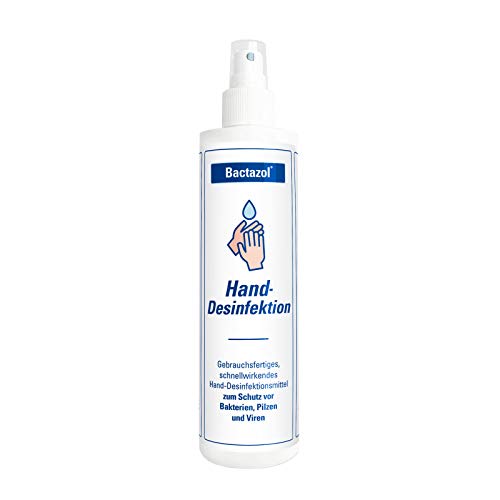 Bactazol Handdesinfektion 250ml - Schutz vor Viren, Bakterien & Pilzen - Gebrauchsfertiges und schnellwirkendes Desinfektionsmittel für die Hände von Bactazol