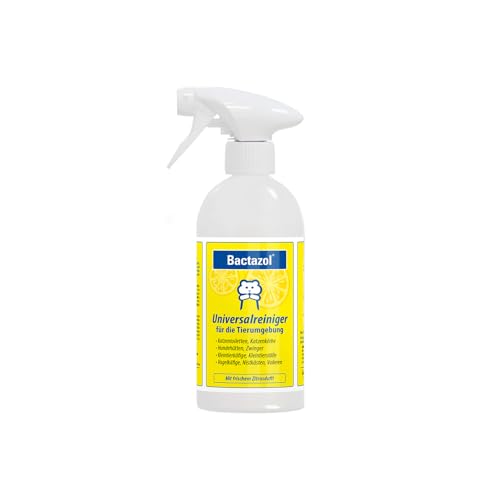 Bactazol Universalreiniger 500ml - Mit frischem Zitrusduft für Hunde, Katzen, Kleintiere & Vögel von Bactazol