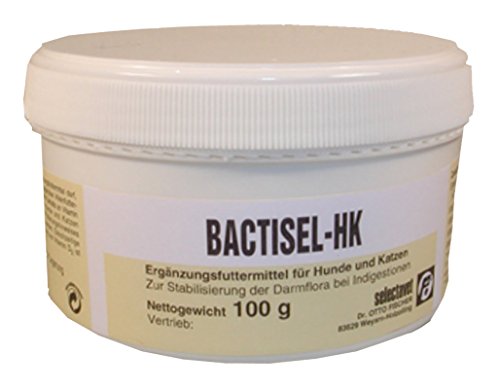 Selectavet Bactisel-HK 100g für Hund und Katze mit Enterococcus faecium, Vitamin A, Vitamin D, Vitamin E von Bactisel