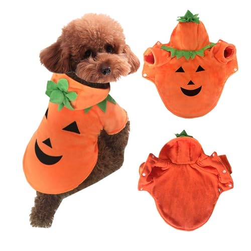 Hundekostüm Horror Kürbis Halloween Vintage Katzen Kleidung Coole Hundekleidung Geburtstag Hundeanzug Lustig Hundekostüm Funny Schicke Zubehör von Baiomawzh