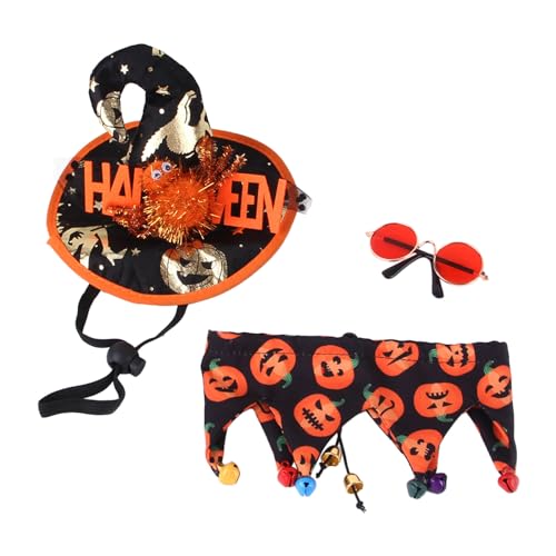 Katzen Kleidung Horror Halloween Lustig Hundekleidung Zubehör Vintage Hundekostüm Trachten Hundeanzug Schicke Halloween Funny Katzen Kleidung von Baiomawzh