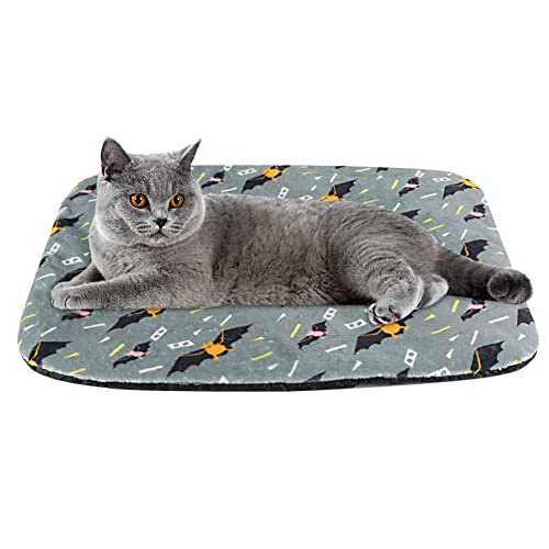 Warm Pet Hund Katze Bett Decken Kuscheldecke Selbstheizende Decke für Katze Hund gefütterte Wendedecke Umweltfreundliche Wärmematte Kleine Hund Katze Bett Outdoor Deck für Haustier Hunde Katzen Welpen von Bakermiche