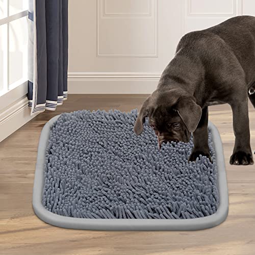 Bakumon Schnüffelteppich Hunde Hundespielzeug Intelligenz,Schnüffelmatte für Hunde Großer Mittelgroßer Kleine Rassen,Maschinen waschbar,rutschfest,dauerhaft(21"x 16") von Bakumon