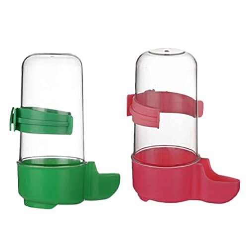 2 Stücke Birdcage Wasserspender Vogel Wasser Dispenser Pet Papagei Water Feeder Automatische Vogelfutter Wasserzufuhr Birdcage Supplies von balacoo