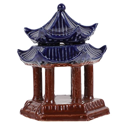 balacoo Aquarium Keramik Mini Dekoration: Miniatur Pagode Statue Figurine Fisch Tank Buddhistischen Landschaft Dekoration Asiatischen Zen Garten Desktop Decor von balacoo