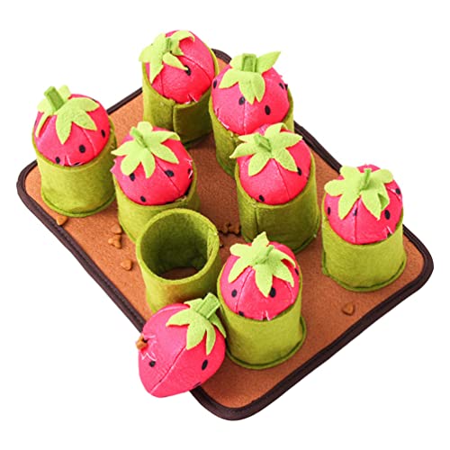 balacoo Strawberry Dog Toys Puppy Chew Toys Interactive Dog Toys Valentines Day Pet Toy Für Kleine Mittelgroße Große Hunde von balacoo