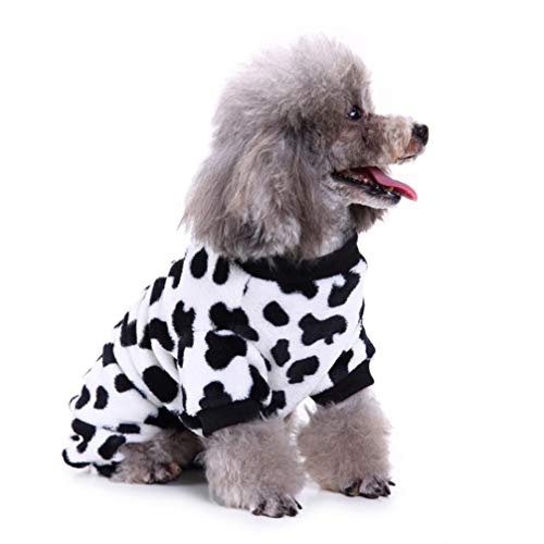 Kuh Kleidung Welpenpyjamas Für Hunde Hundekuhkostüm Hund Haustierkleidung Hoodie Hund Hundebekleidung Für Große Hunde Hundehemden Warm Welpenkleidung Für Waschbare Unterlage Sofa von balacoo