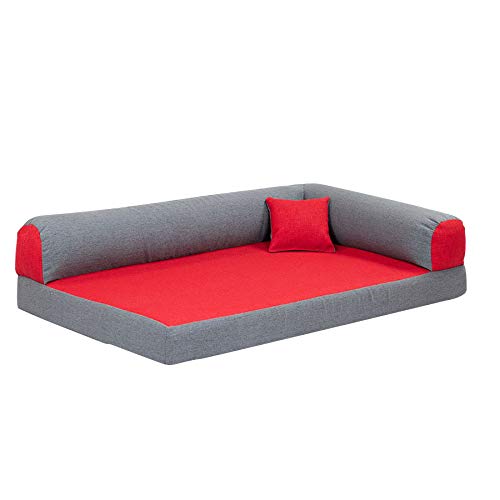 Baldiflex Hundematratze Lollo, 120 x 75 cm, innovative Lösung, H 8 + 2 cm Memory von Baldiflex