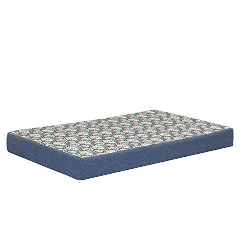 Baldiflex Matratze für Hundebett Roro 80 x 50 cm, 8 + 2 cm Memoryschaum, Höhe 10 cm von Baldiflex