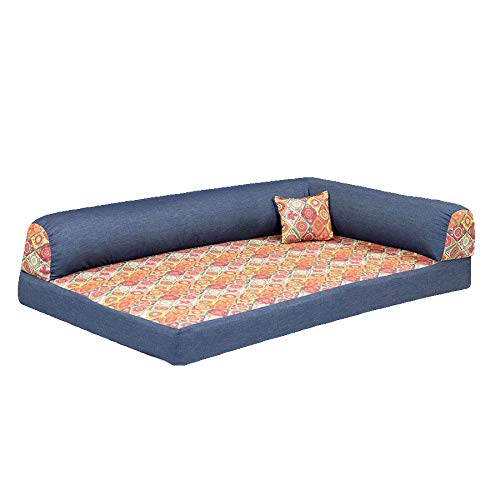 Baldiflex Sofa für Hunde, Bett Petra h 8 + 2 cm Memory von Baldiflex