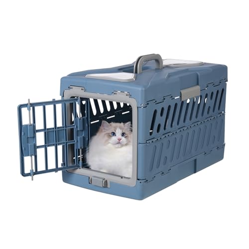 Tragbare Haustierbox, Hängebox für Katzen, große Katzenbox, mit weicher Decke und hängender Hundehütte, für Katzen, kleine Hunde, Welpen, Kätzchen 56 * 33 * 37cm von Balider