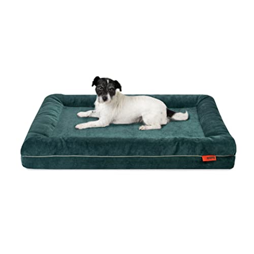 Balkis Hundebett Divan, Made in Germany, Smaragd, S/M - 90x65 cm von Balkis