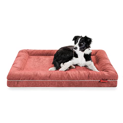 Balkis Hundebett Divan, Made in Germany, Terracotta, L - 105x75 cm von Balkis