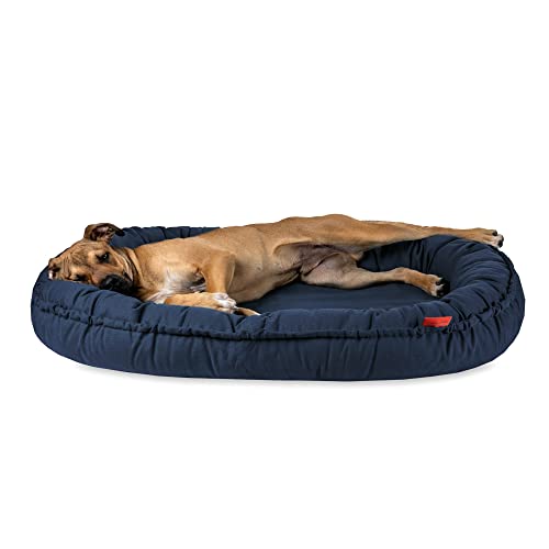 Balkis Hundebett NIDOG, Made in Germany, Atlantik, XL - 125x90 cm von Balkis