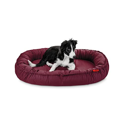 Balkis Hundebett NIDOG, Made in Germany, Bordeaux, L - 105x75 cm von Balkis