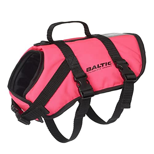 Baltic Pluto Pet Float Buoyancy Aid - Cats/Dogs Lifejacket - 8-40Kg - Pink L - (15-40Kg) von Baltic