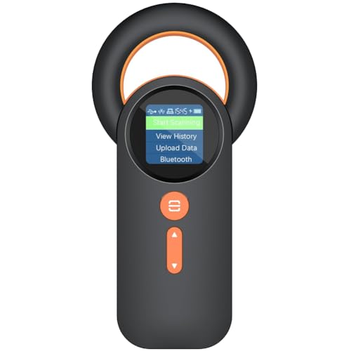 Bamberg Bluetooth-Mikrochip-Lesegerät für Haustiere, 3-In-1 (2,4 GHz Kabellos + Bluetooth + USB) Universeller Mikrochip-Tag-Lesescanner für Tiere, Q30 von Bamberg