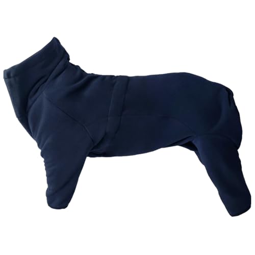 Banziaju Hund Wintermantel, winddes Hund warme Jacke mit Kragen, weicher Fleece -Hundepyjamas für kleine mittelgroße Hund, M, Hunde Wintermantel, Hundejacken für mittelgroße Hunde von Banziaju