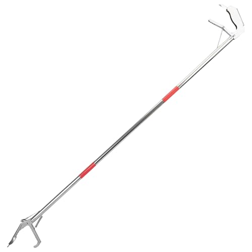 Banziaju Snake Grabber Snake Grabber Werkzeug 50 3 Abschnitte Snake Grabber Edelstahl Schlangenzange mit gezackter Zahn schwere tragbare Snackstift für Aal, Fisch, Reptil, Snackstock von Banziaju