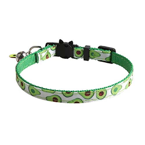 Haustierkragen mit Bell Pet Collar Breakaway Cat Kragenband einstellbares Haustierkragen mit Glockenmuster für Kätzchen Kitty Katze, Haustierkragen von Banziaju