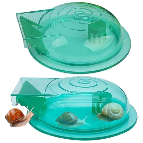 Schneckenfalle Aquarium 2pcs 6.69x4.84x1.18 Kunststoff Aquarium Schneckenfalle Aquarium Schneckenentferner Reinigungsmittel leichter Schneckentank visuelle Planaria -Falle für Fischtank, Aquarium S von Banziaju