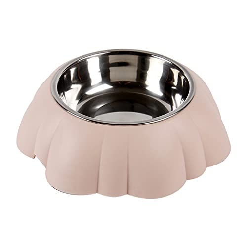 BaoFufc 14,5 cm Edelstahl Rund Ergonomie Haustier Futternapf Neigen und Rutschfest Mini Blau/Grün/Rosa Haustier Futternapf Haustier Futternäpfe für Katzen von BaoFufc