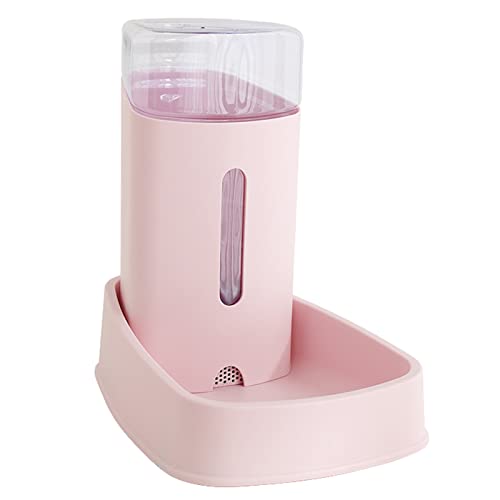 BaoFufc Automatischer Wasserspender für Katzen, 3800 ml, große Kapazität, für kleine, große Hunde, Haustiere, Welpen, Kätzchen, einfach zu bedienende Haustier-Bewässerung, Rosa von BaoFufc