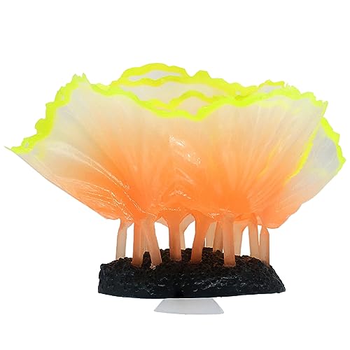 BaoFufc Bunte weiche Korallen Bastelset für Aquarium, Meerestiere, Terrarium, Lebensraum, Aquarium, künstliche Silikonpflanze, Aquariumdekoration von BaoFufc