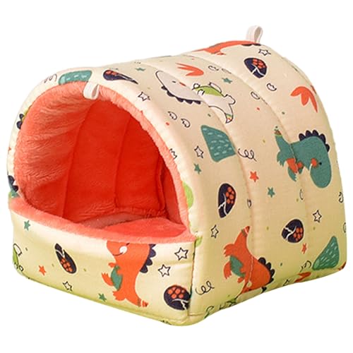 BaoFufc Hamster Print Hamster Bett Hängematte Mat Käfig Zubehör Warm Anti-Kratzer Tunnel Bett für Frettchen Eichhörnchen Hamsterbett Kleintierbett Warmes Bett Kleines Haustier von BaoFufc