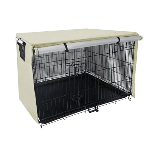 BaoFufc Katzenkäfig-Abdeckung, wasserdicht, für den Außenbereich, kleine Hunde, Katzenhaus-Umhüllung, tragbare Haustierkäfig-Unterschlupf, Outdoor-Käfigabdeckung, Hundekäfigabdeckungen von BaoFufc