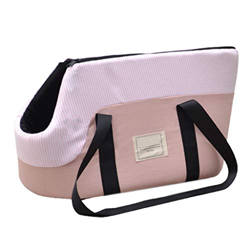 BaoFufc Tragbare, gemütliche, weiche Haustier-Tragetasche, Schultertasche für Welpen, Katzen, Hunde, Tragetasche für Outdo-Katzen-Reisetasche, Rosa von BaoFufc