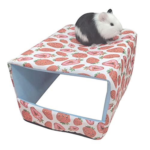 BaoFufc Warmes Bett für kleine Haustiere, Unterschlupf ohne Boden für Hamster, Chinchillas, Eichhörnchen, Igel, kleine Tiere, Hamster, Winterbett für Hamster von BaoFufc