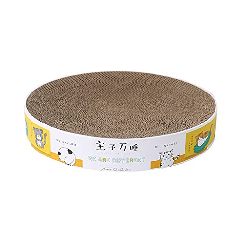 BaoFufc für Katzenkratzer Karton für Indoor Katzen Runde Kratzschale geeignet für kleine große Katzen für Möbel für Pr Cat Scratcher Bowl Bett groß für Indoor Katzen von BaoFufc