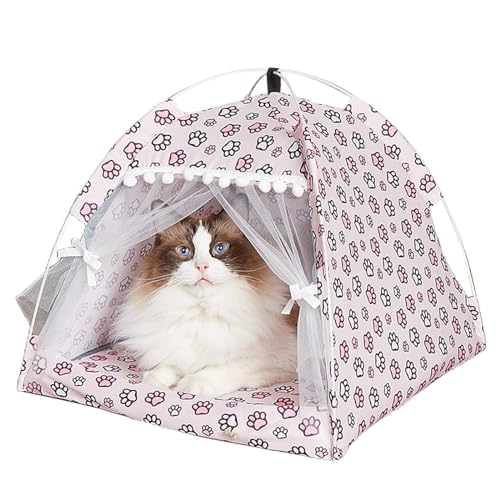 Pet Tipi Dogs Cat Bed for Cat Dogs Outdoor Camping Resting Tent Portable Lightweight Puppy Cat Pet Tent Moisture Proof Pet Nest Bed for Dogs Pet Nest Bed for Cats Foldable Lightweight Pet Tent Nest von BaoFufc