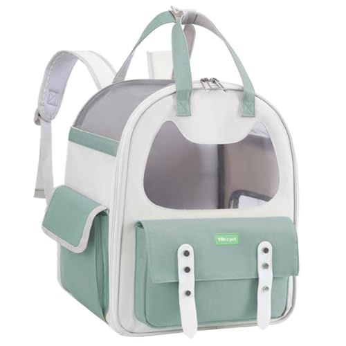 Rucksack für Hunde und Katzen Atmungsaktive Netztasche für Hunde Rucksack Wandern im Freien Reisetasche Haustierbedarf Atmungsaktiver Rucksack für Katzen Tragbare Tasche von BaoFufc