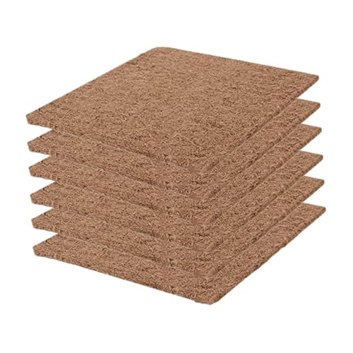 Baoblaze 6 Stücke Ei -Legmatten Coop Nistpads Setzen Sie weiche multifunktionale waschbare atmungsaktive Hähnchen -Nistkasten -Nistkastenpolster, 40x40cm von Baoblaze