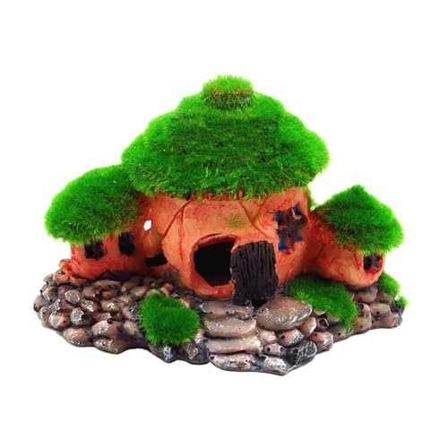 Baoblaze Aquarium Dekor Aquarium Ornament Schildkröte Unterschlupf Harz Aquarium Dekoration Wasserpflanze Unterschlupf für Aquarium Klettern Betta, Style B von Baoblaze