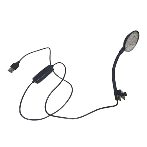 Baoblaze Aquarium-Licht-Highlight, tragbare, leichte USB-Licht-Aquarium-Clip-Lampe für kleine Aquarien, Landschaftsbau von Süßwasseraquarien von Baoblaze