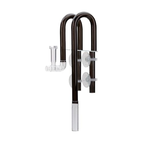 Baoblaze Aquarium Lily Tube Aquarium Wasserpflanze Tank Zufluss Abfluss mit Oberflächenskimmer Kontrolle Wasserstand Aquarium, 12mm Schwarz von Baoblaze