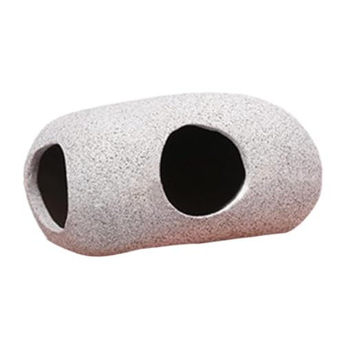 Baoblaze Aquarium-Versteck, Felsunterstand, Simulations-Aquarium-Dekoration, Haushöhle für den Schreibtisch zu Hause, Wohnzimmer-Dekor, 12 cm x 8.5 cm x 7 cm von Baoblaze