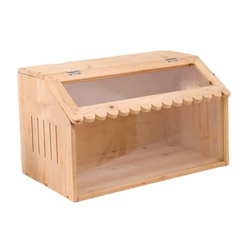 Baoblaze Chick Broodter Box Chicken Coop, kleine Tiere Lebensraum, Holzkäfig für Küken Hamster Vögel Enten Vorräte, 50x30x30cm von Baoblaze